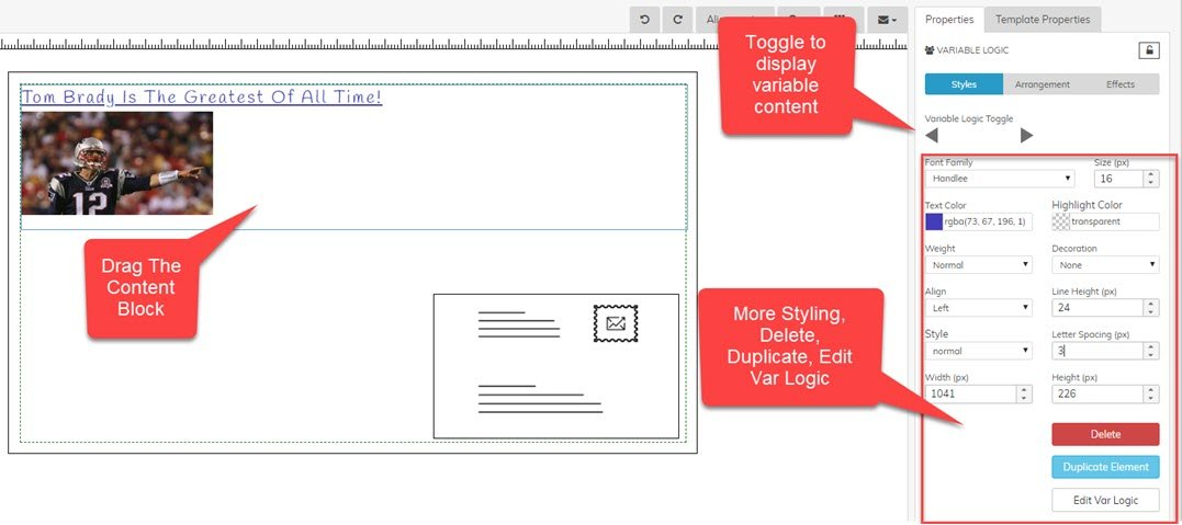 variable logic drag toggle style