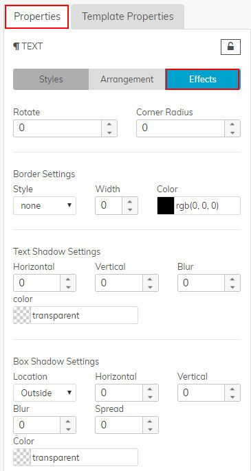create direct mail templates - property effects
