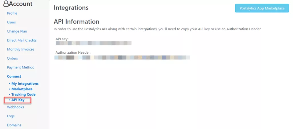 API Key Connect Hub