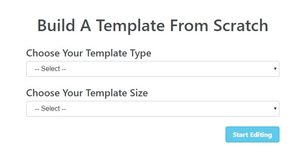 create direct mail templates - from scratch