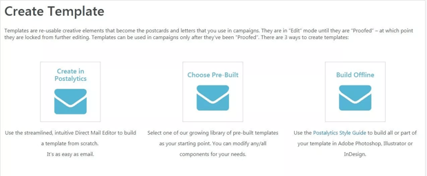 Getting Started With Postalytics - Create Template