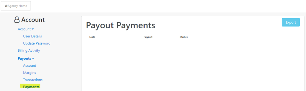 Agency Edition Getting Started - Payouts